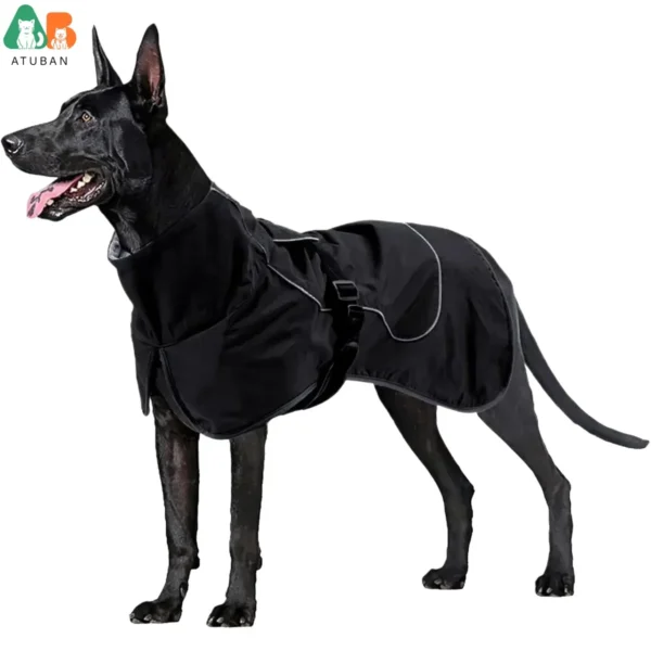 Warme & Wasserdichte Hundejacke | Reflektierend | Fleece Winterjacke & Regenmantel