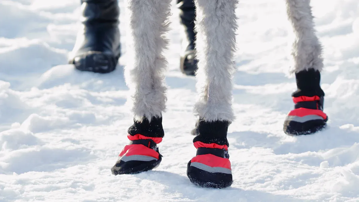 Hundeschuhe im Winter: Die Gefahren für Hundepfoten
